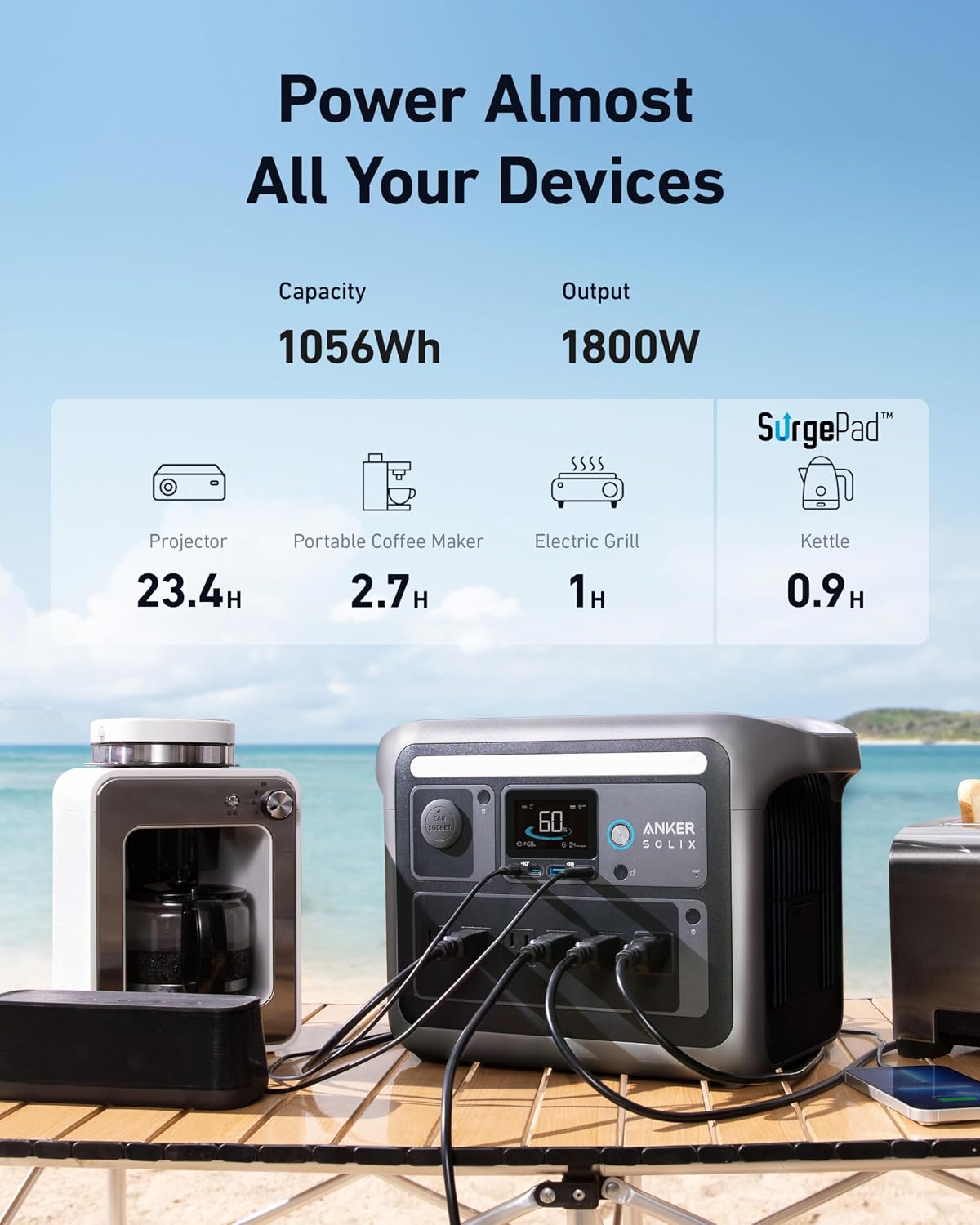 Anker SOLIX C1000 Portable Power Station photo 4