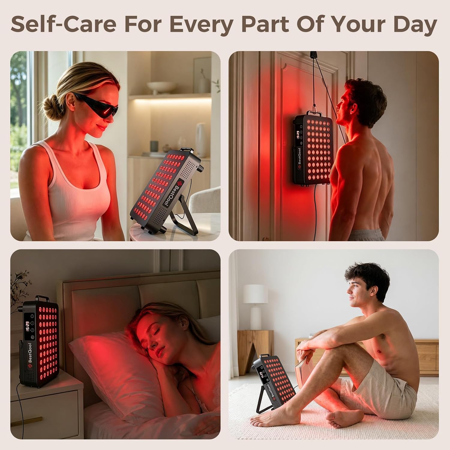 BestQool High-Irradiance Red Light Therapy Panel photo 5