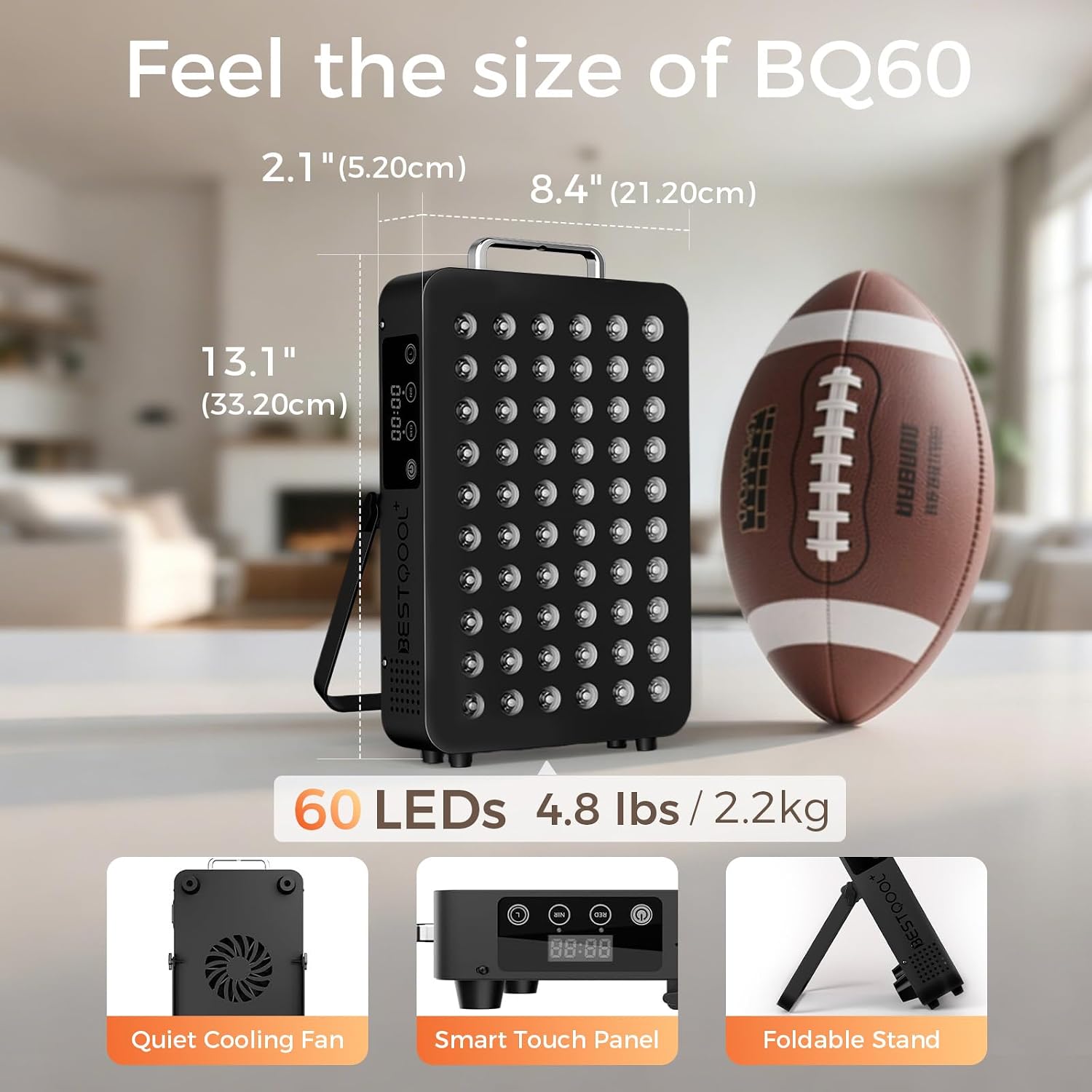 BestQool High-Irradiance Red Light Therapy Panel photo 6