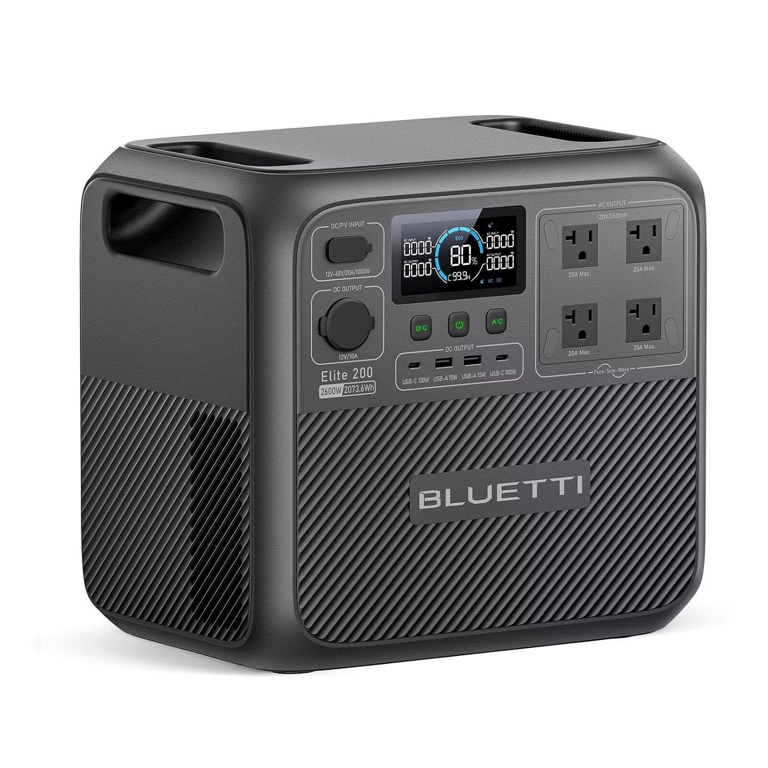 BLUETTI AC200L Portable Power Station 2048Wh photo 3