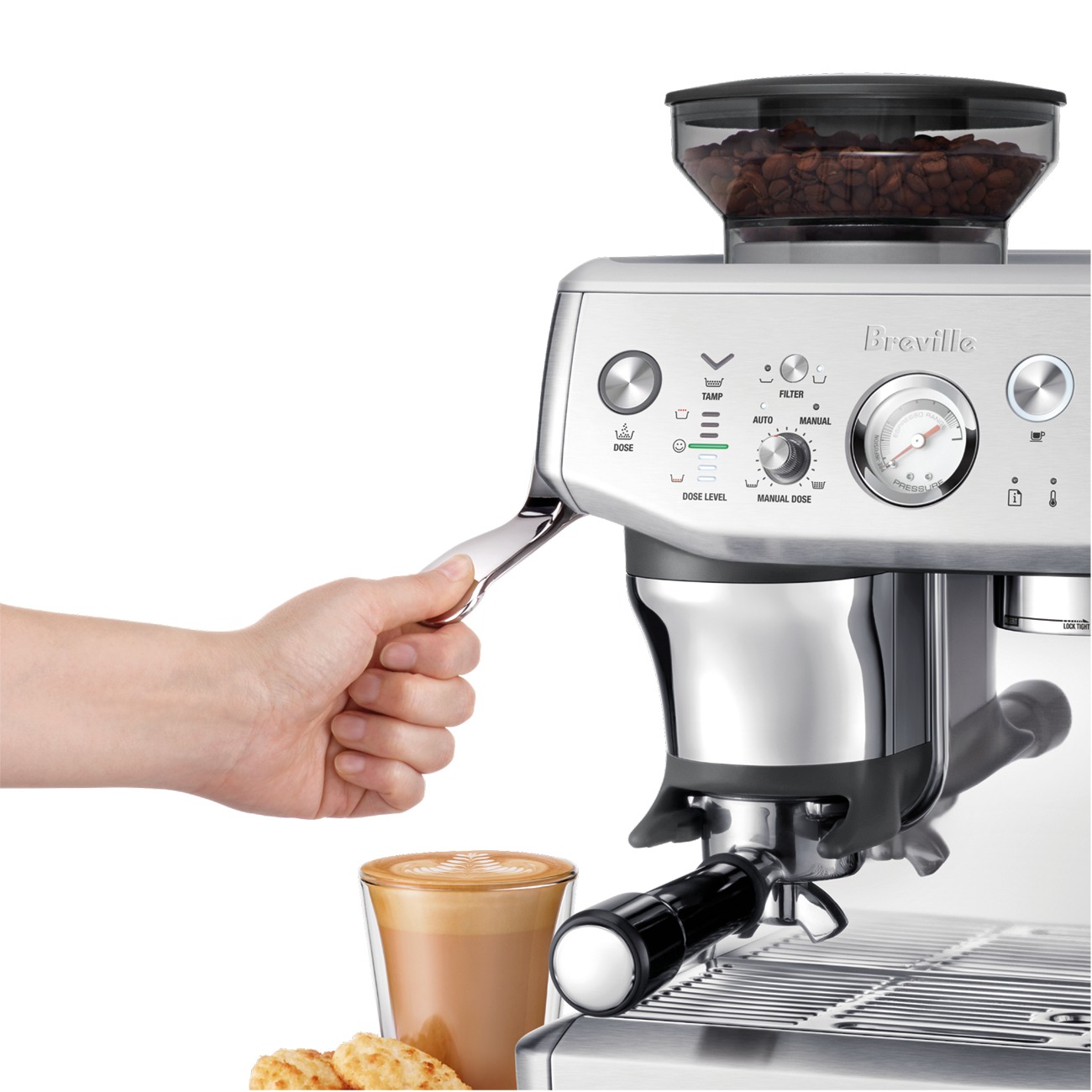 Breville the Barista Express Impress Espresso Machine photo 2