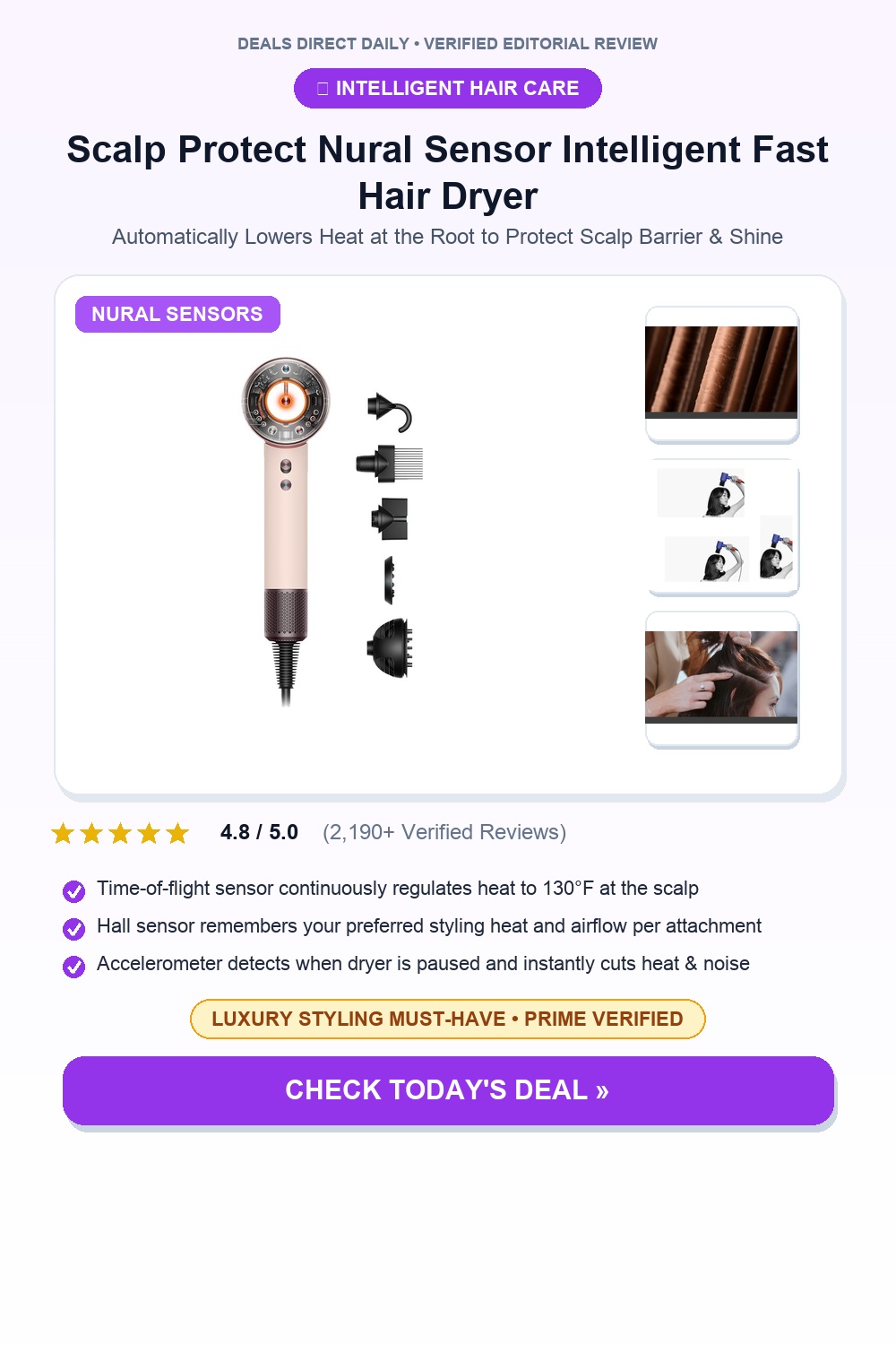 Dyson Supersonic Nural Intelligent Hair Dryer Pinterest Pin Creative