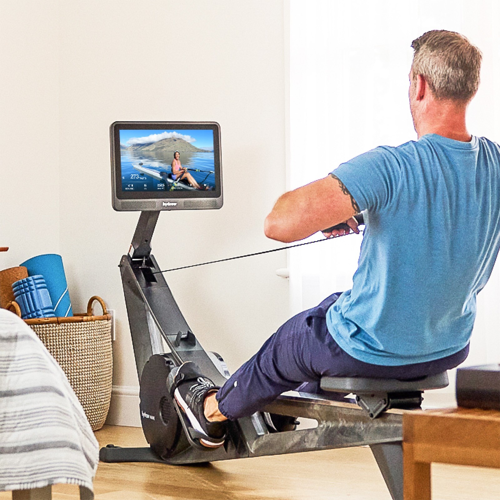 Hydrow Wave Rower Interactive Home Rowing Machine photo 5