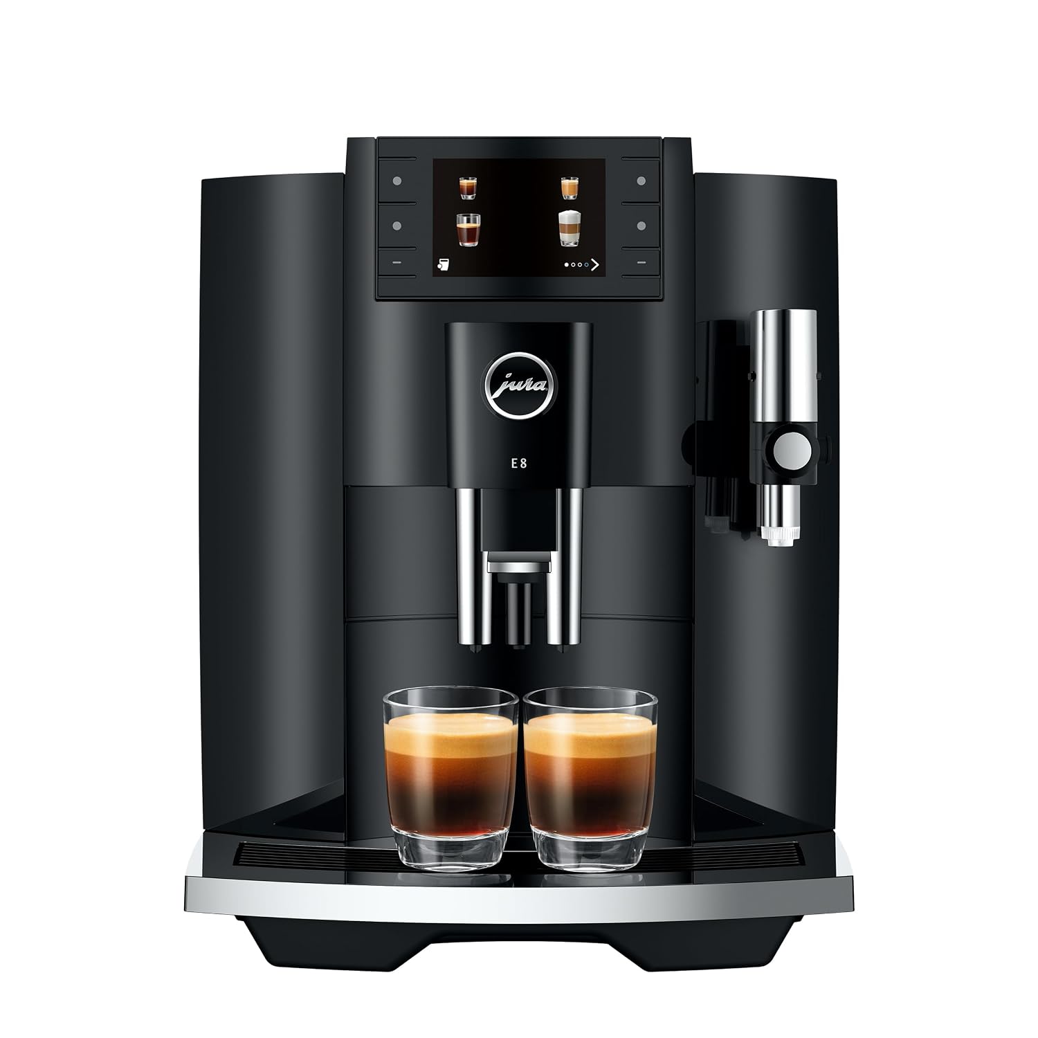 Jura E8 Automatic Coffee Machine Piano Black
