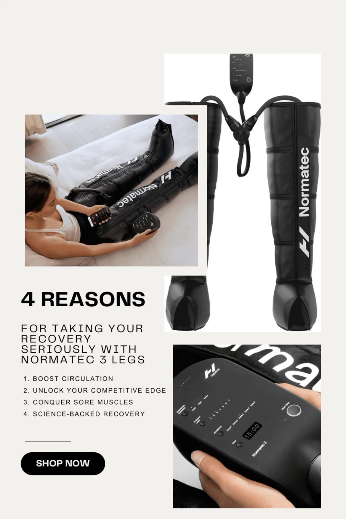 Normatec 3 Legs Dynamic Air Compression Recovery photo 6