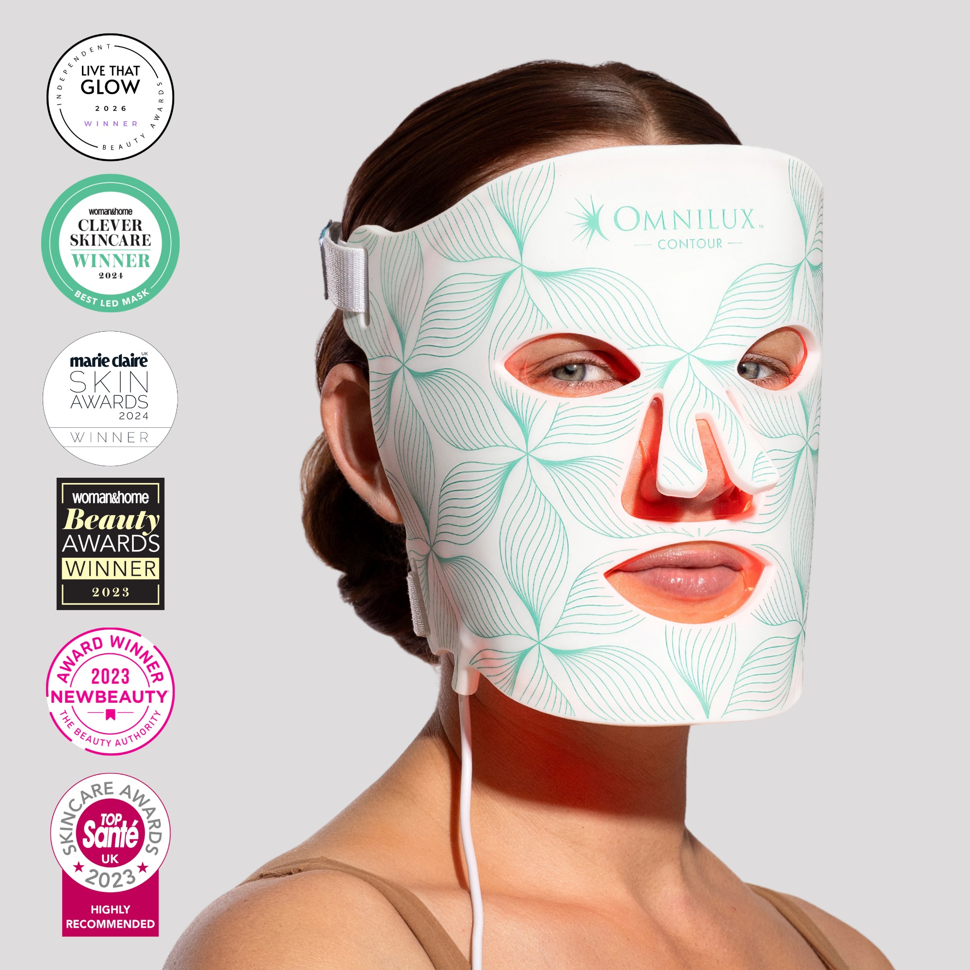 Omnilux Contour Face Flexible Red Light Mask photo 2