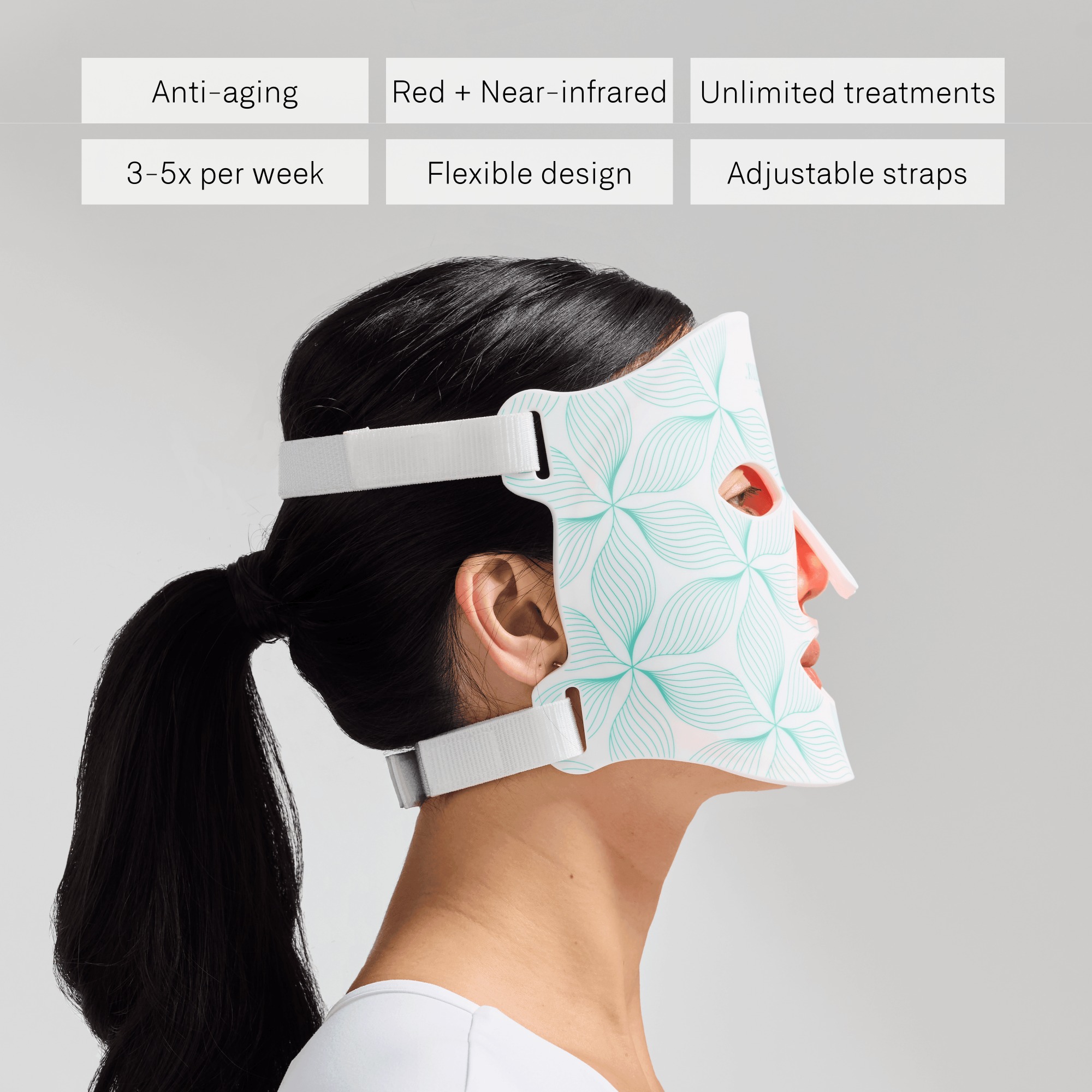 Omnilux Contour Face Flexible Red Light Mask photo 5