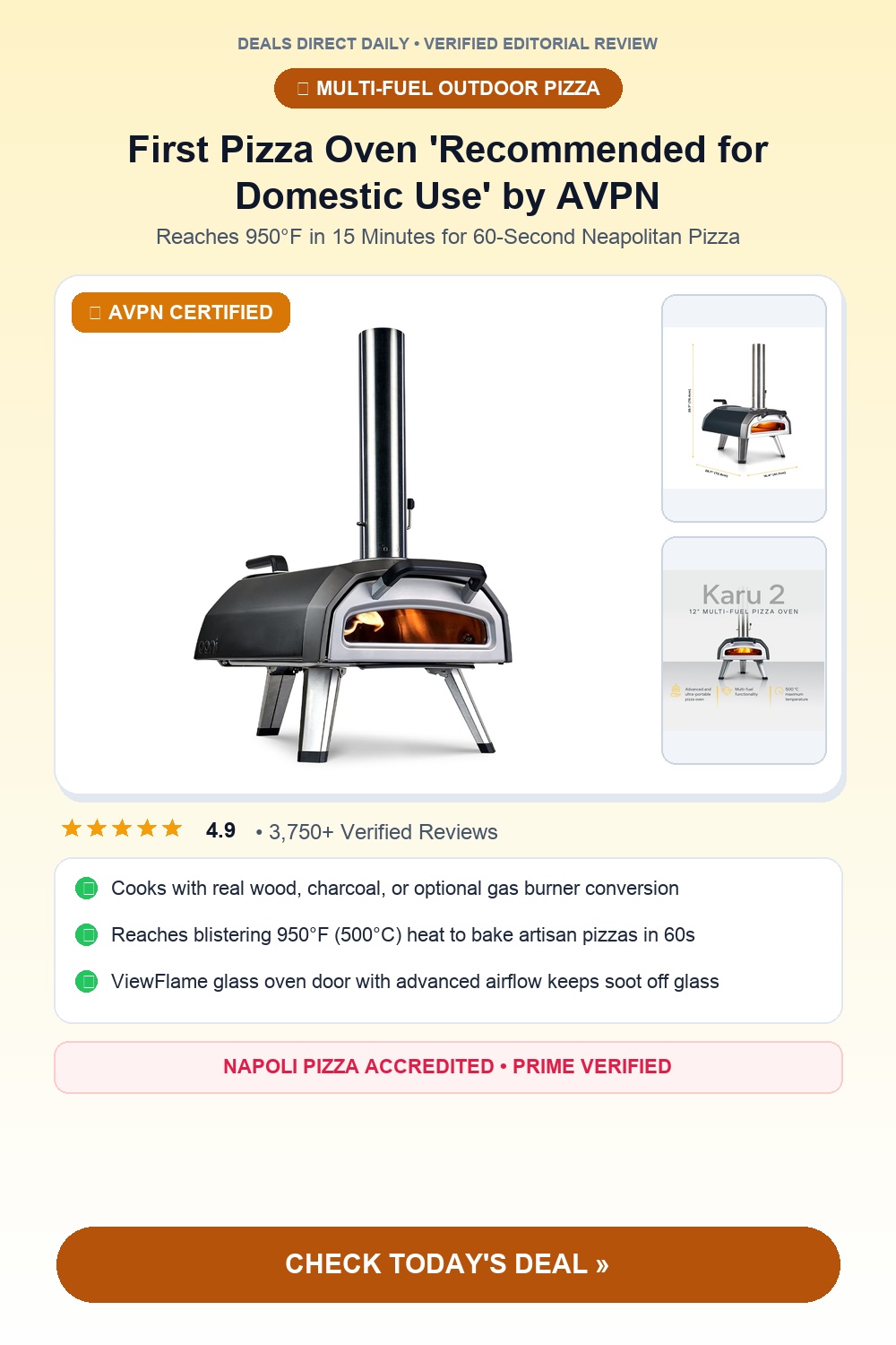 Ooni Karu 16 Multi-Fuel Outdoor Pizza Oven Pinterest Pin Creative