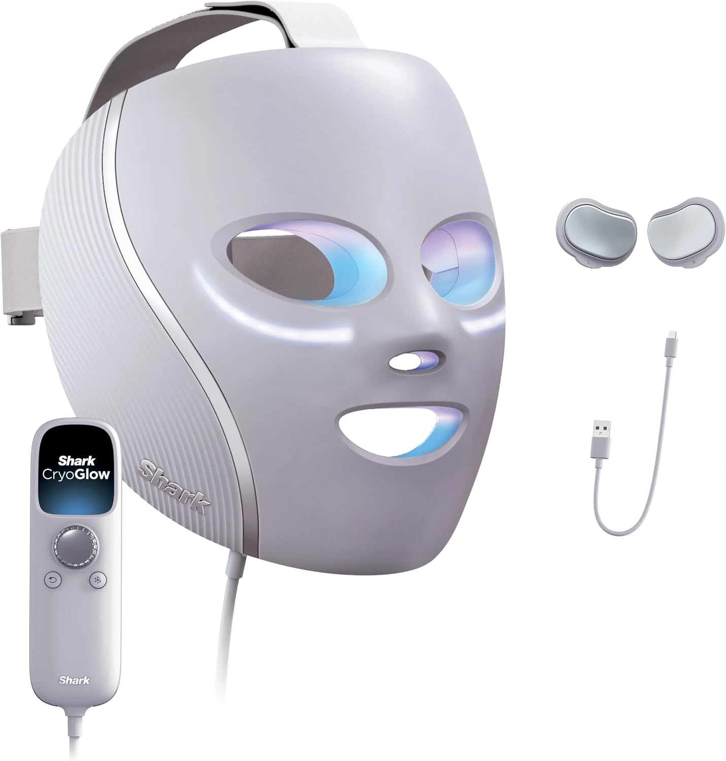 Shark CryoGlow LED Mask with Under-Eye Cooling
