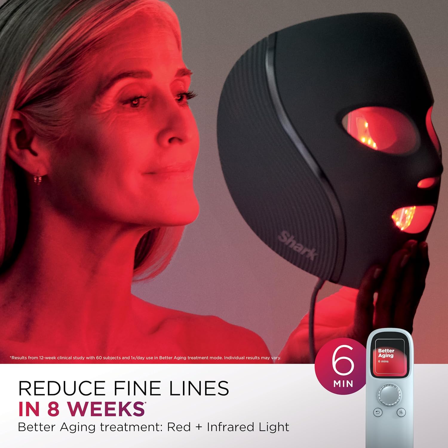 Shark CryoGlow LED Mask with Under-Eye Cooling photo 4