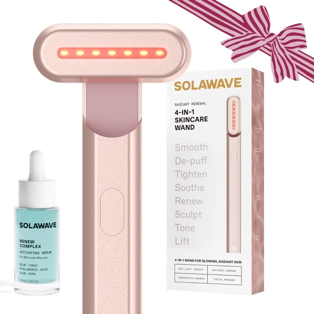 Solawave 4-in-1 Radiant Renewal Facial Wand & Serum