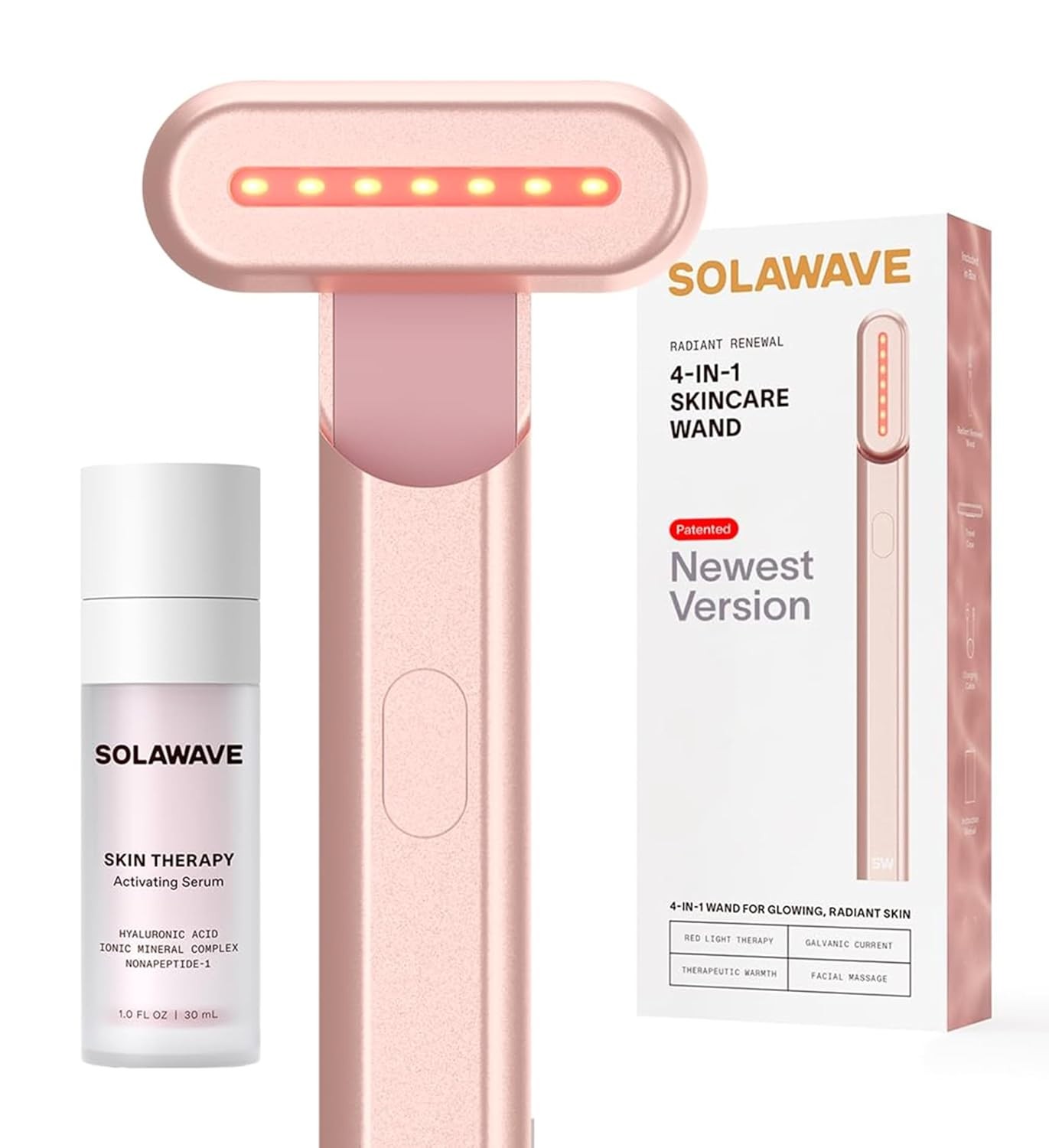 Solawave 4-in-1 Radiant Renewal Facial Wand & Serum photo 2