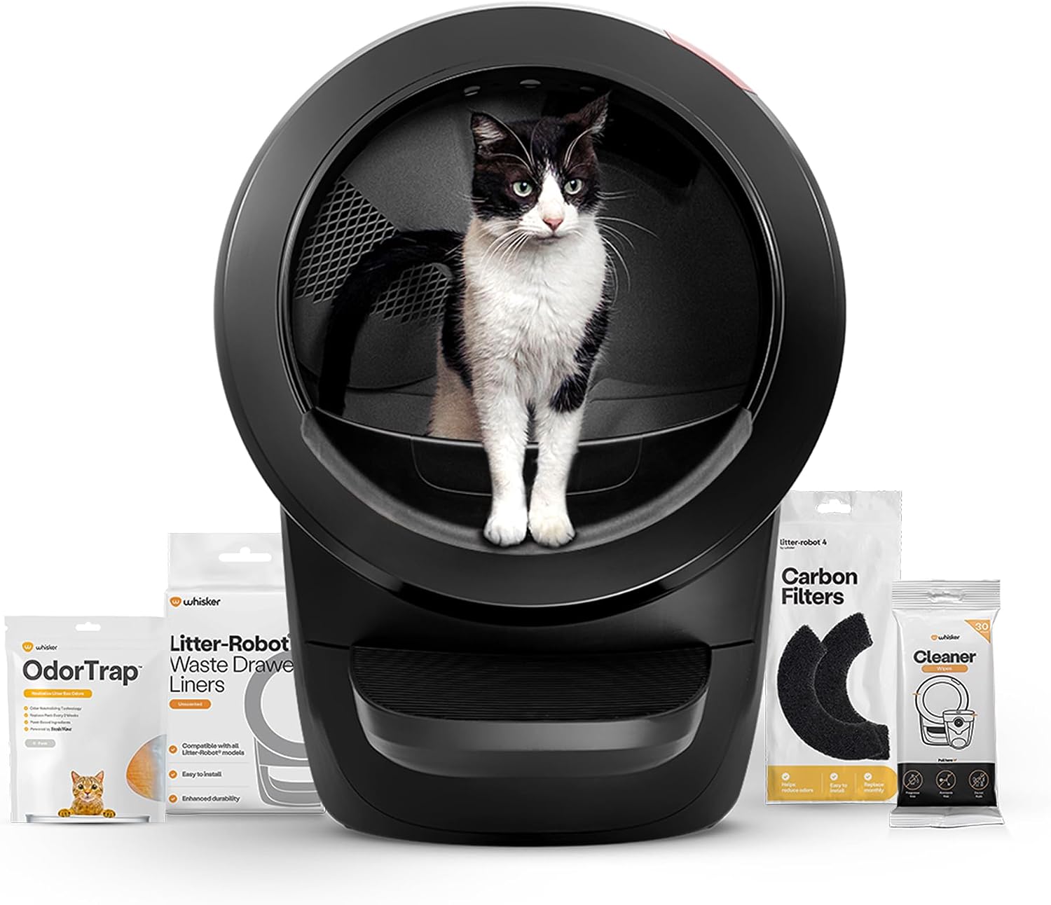 Whisker Litter-Robot 4 Automatic Self-Cleaning Cat Litter Box