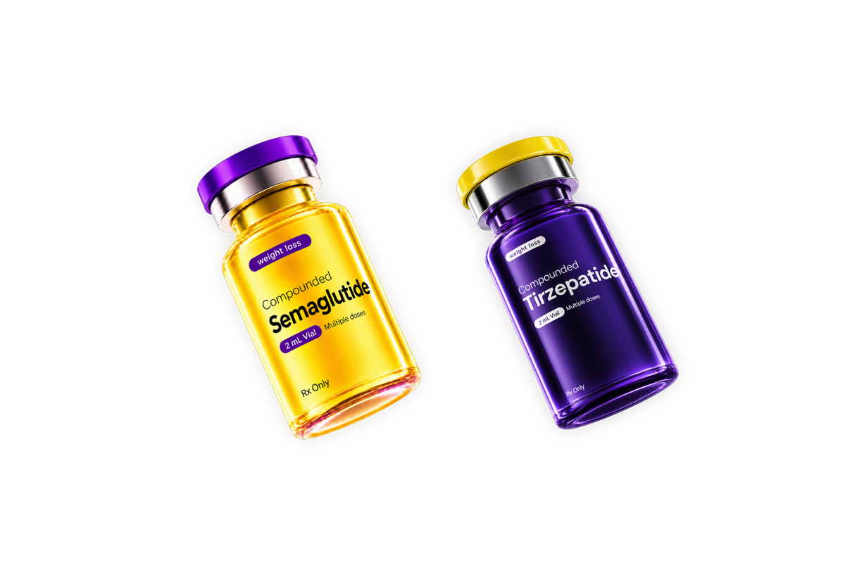CoreAge Rx™ Individuelle GLP-1-Rezeptur zur Gewichtsreduktion zum Festpreis Pharmaceutical Presell Packaging