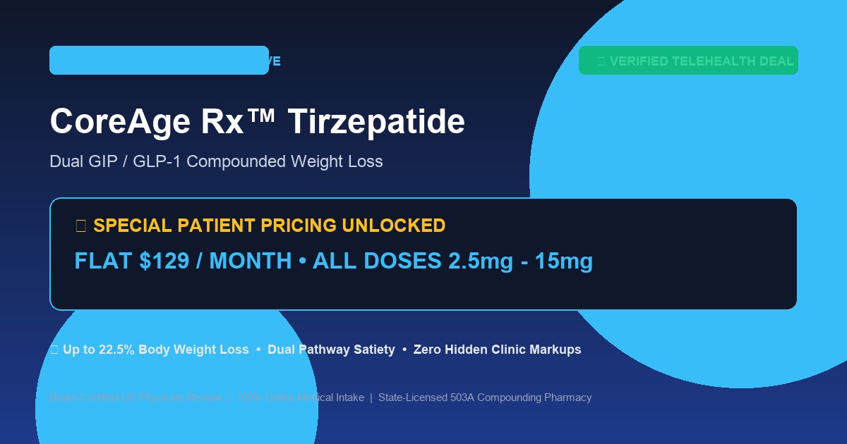 Compounded Tirzepatide ($129/mo)