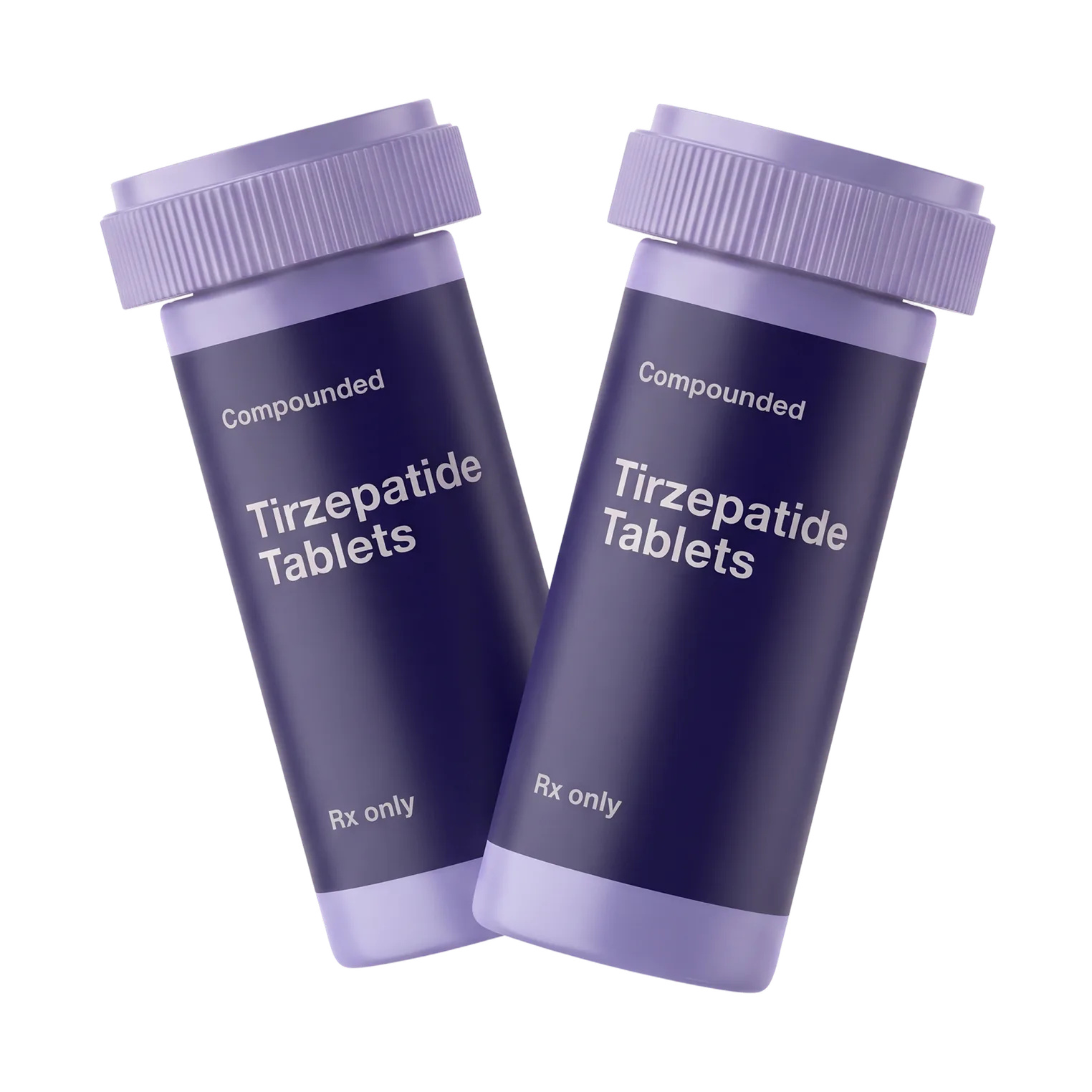 Compounded Tirzepatide Tablets Daily Sublingual Bottles