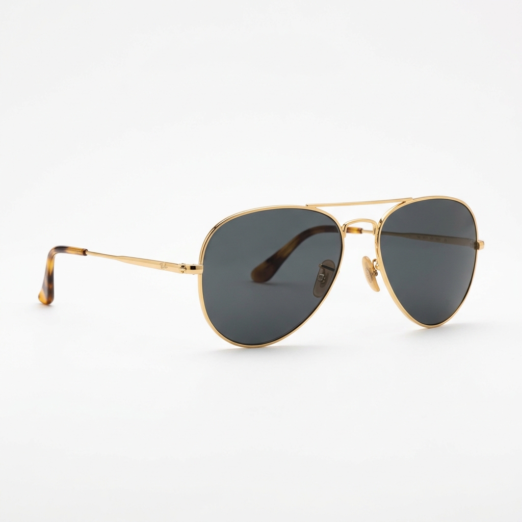 Gold Aviator Sunglasses